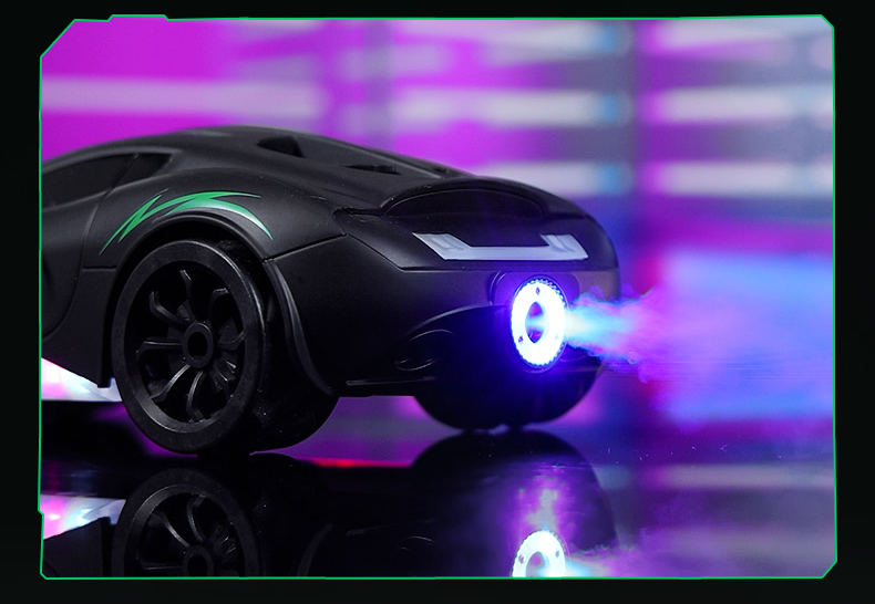 Black Racer RC Car | Obstacle Avoidance - ISPEKTRUM Toys & Games