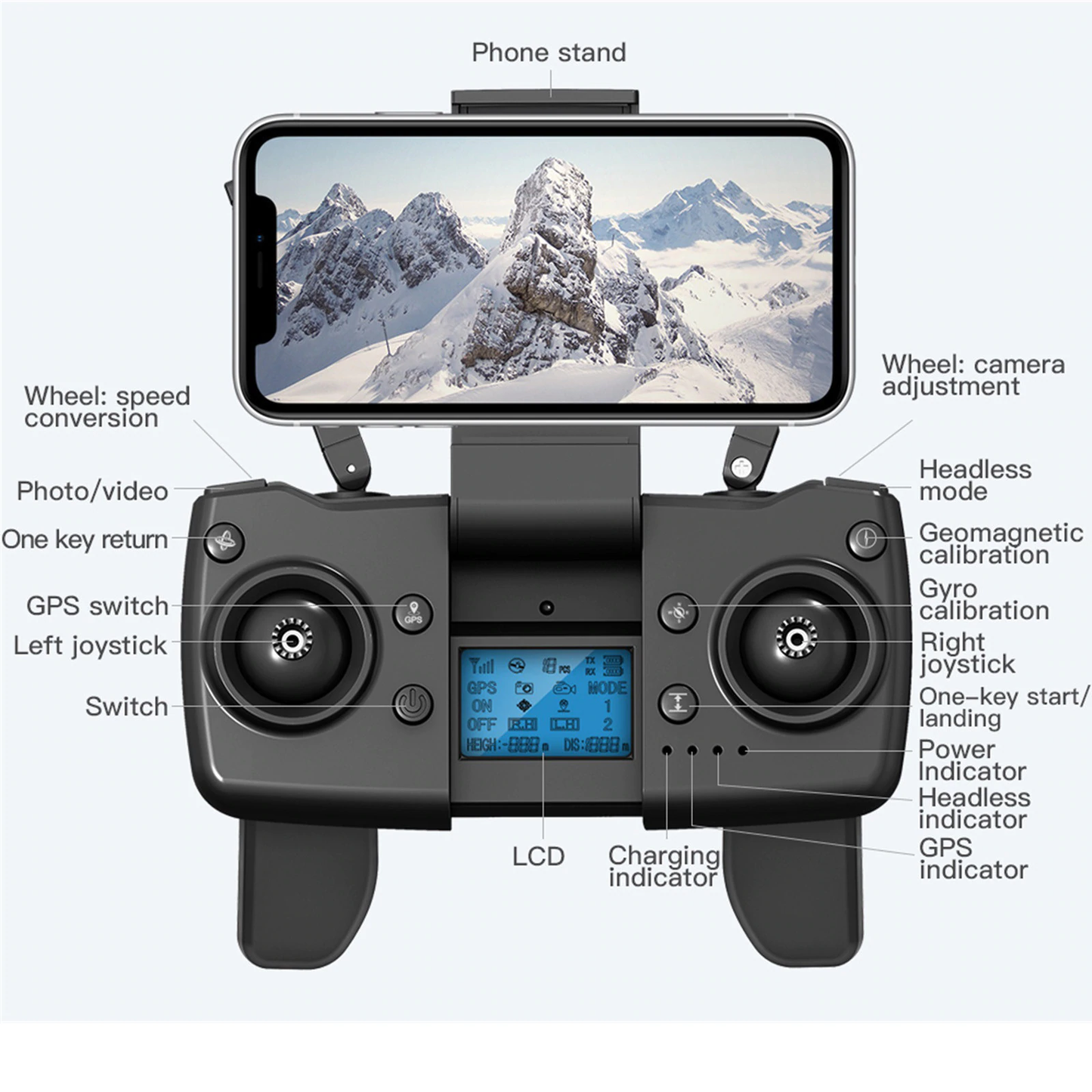 Controller for ISL900 Pro Drone - ISPEKTRUM Toys & Games