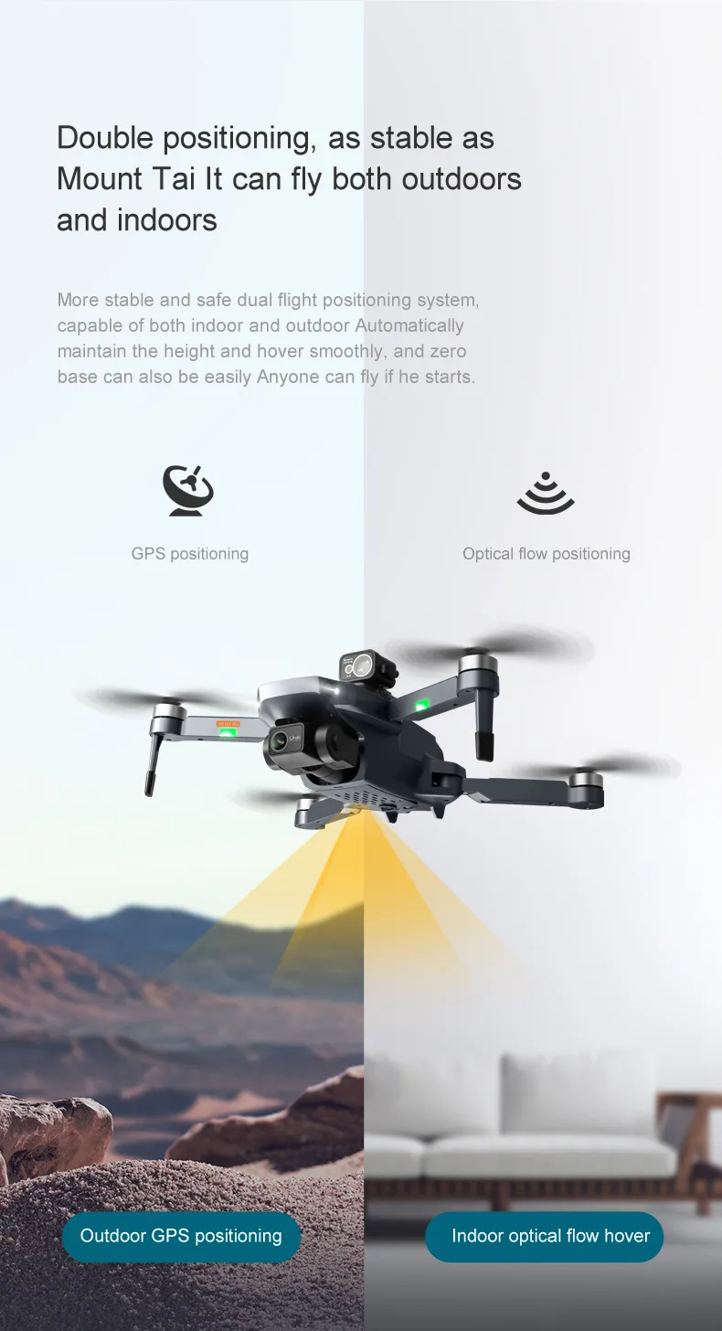 IDEA12 Drone with Adjustable Camera 1080P HD with Optical Flow Positio – le- idea