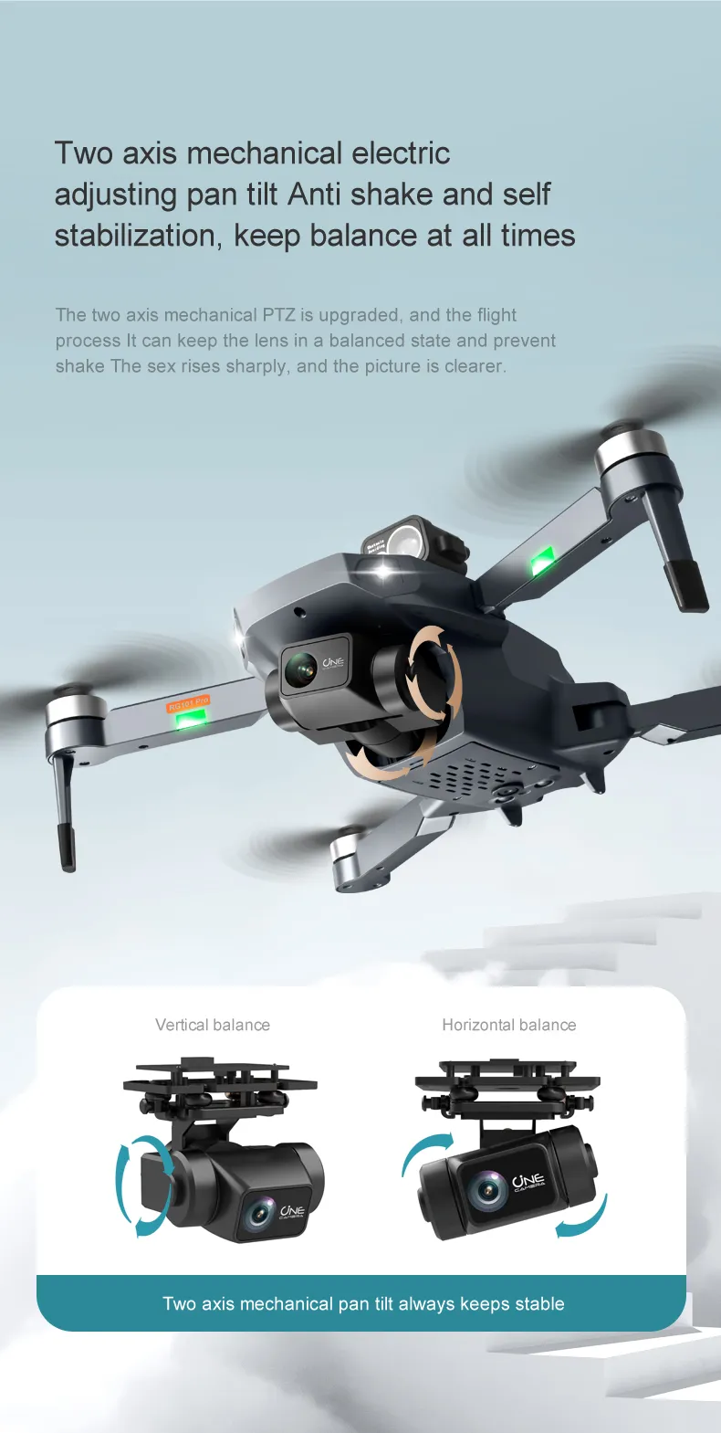 IDEA12 Drone with Adjustable Camera 1080P HD with Optical Flow Positio – le- idea