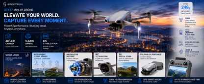 GTX17 Mini 4K Drone: Elevate Your Aerial Photography and Videography