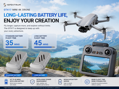 GTX17 Mini 4K Drone: Elevate Your Aerial Photography and Videography
