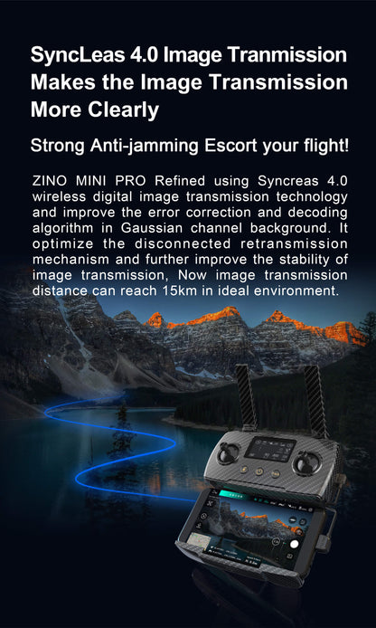 Zino Mini Pro R Drone | 10KM Flight Range | 40 Minutes Flight Time | 48MP Camera - ISPEKTRUM Toys & Games
