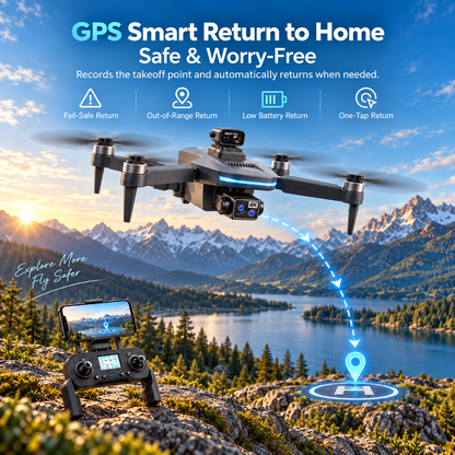 FlyBot ISKF110 4K Drone | 3-Axis Gimbal
