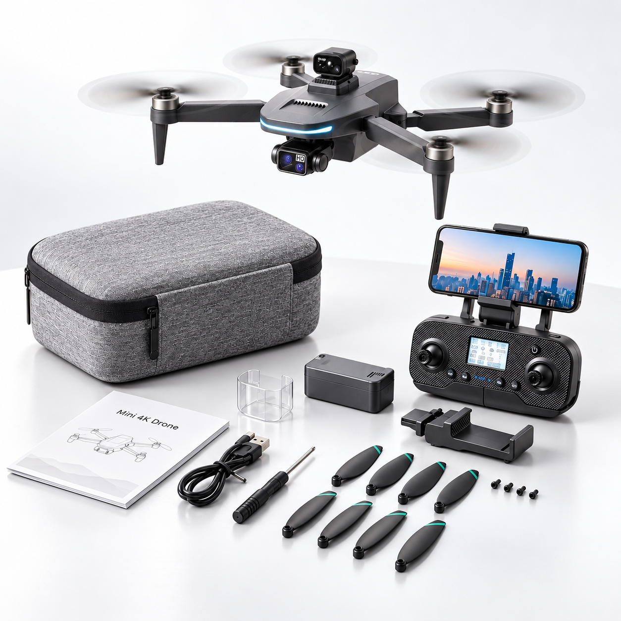 FlyBot ISKF110 4K Drone | 3-Axis Gimbal