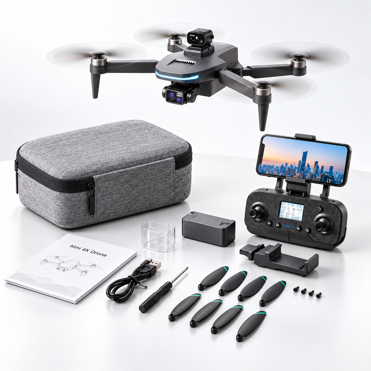 FlyBot ISKF110 4K Drone | 3-Axis Gimbal