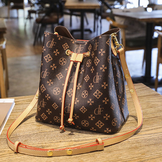 Velora Solace Bucket Shoulder Bag for Women | Genuine Leather