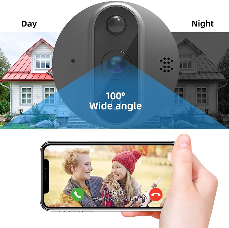 PR9 Smart Door Bell Camera & LCD Screen Intercom - ISPEKTRUM Home & Garden