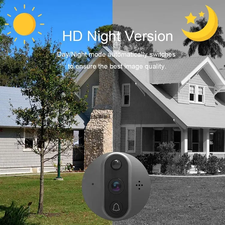 PR9 Smart Door Bell Camera & LCD Screen Intercom - ISPEKTRUM Home & Garden
