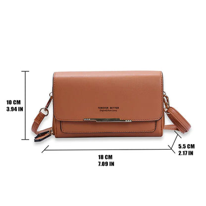 EvoLuxe Leather Shoulder Bag