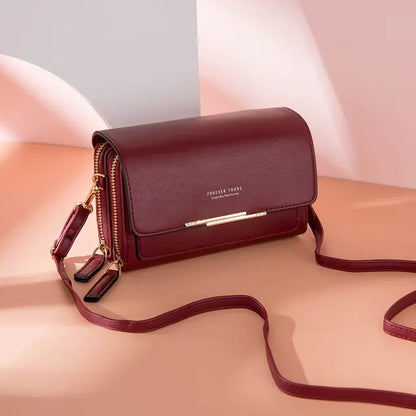 EvoLuxe Leather Shoulder Bag