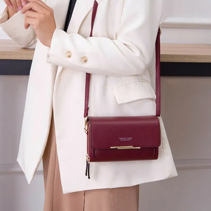 EvoLuxe Leather Shoulder Bag