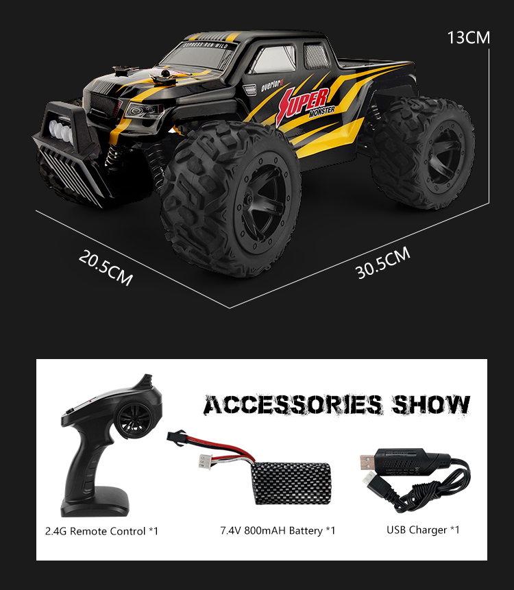 Super Monster RC Truck 4x4 - ISPEKTRUM Toys & Games