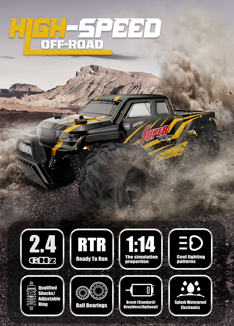 Super Monster RC Truck 4x4 - ISPEKTRUM Toys & Games