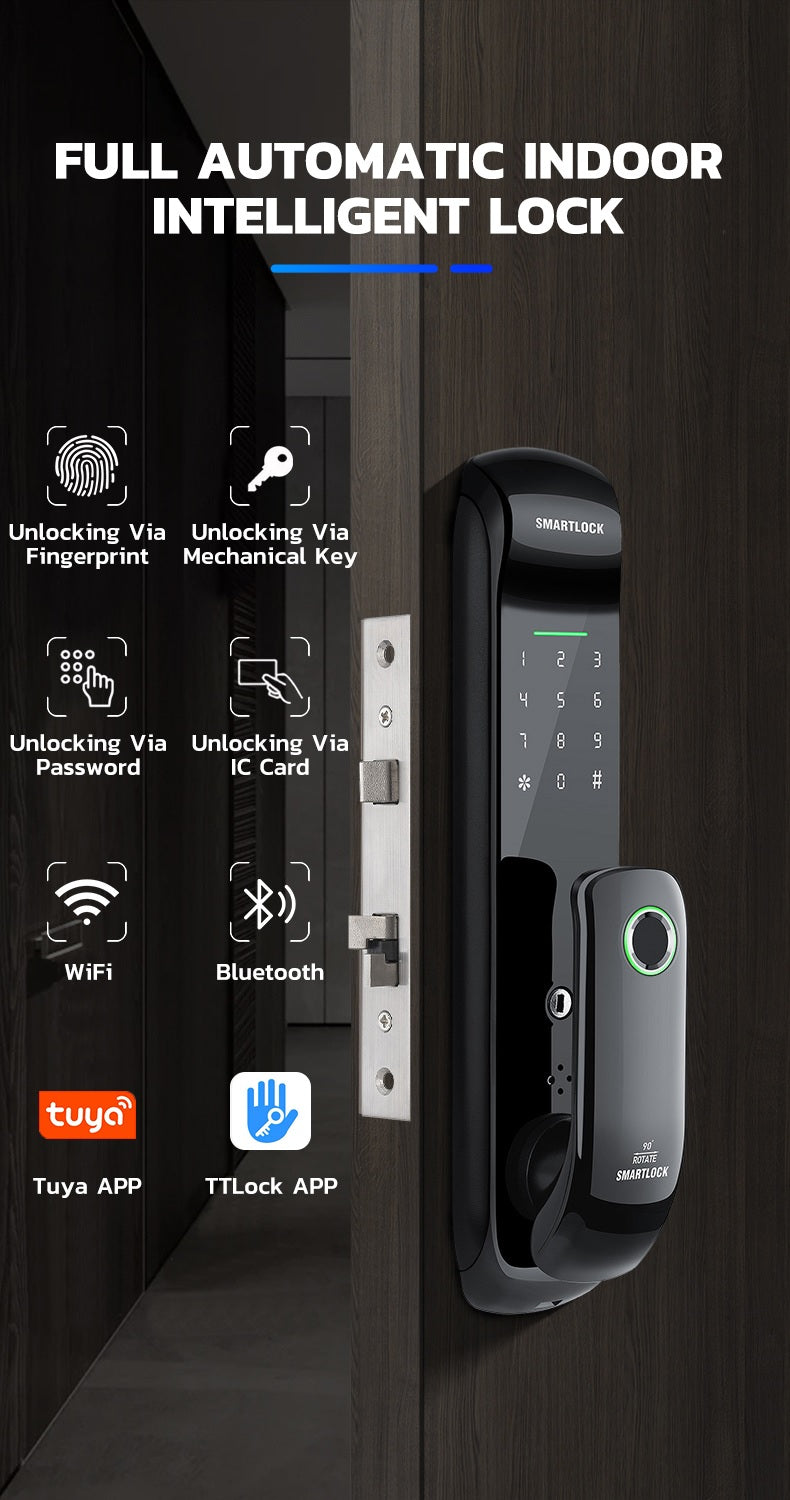 iSM08 Smart Biometric Door Lock - ISPEKTRUM Home & Garden