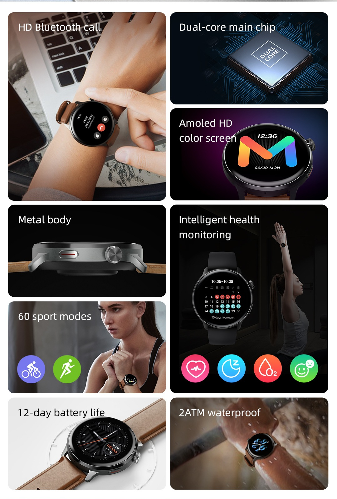 AMOELD Screen | Mibro Lite 2 Smart Watch - ISPEKTRUM Smart Watch