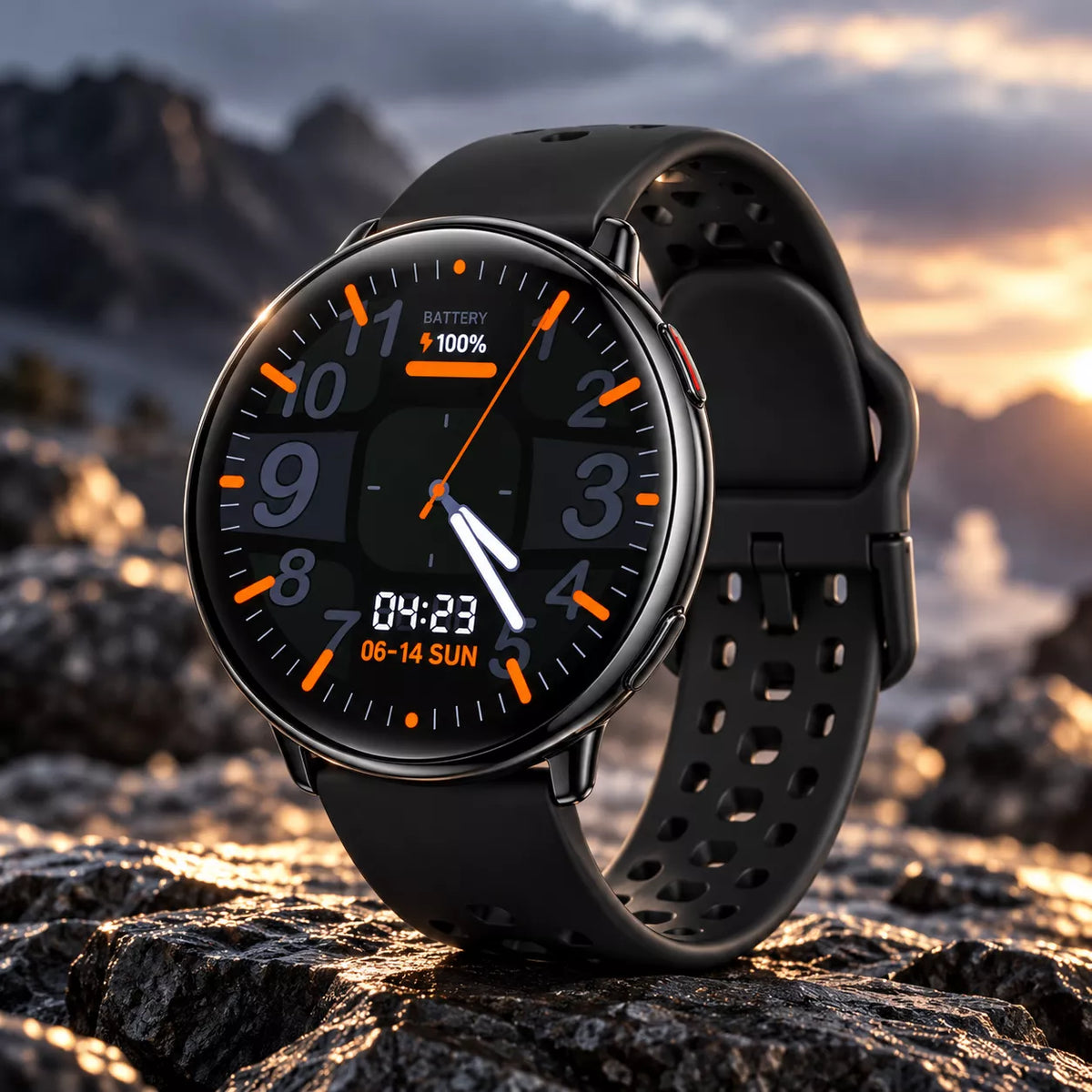 Montre intelligente APEX GPS | Assistant IA ChatGPT et suivi de santé, écran AMOLED, GPS