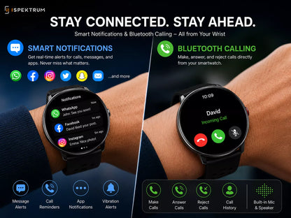 Montre intelligente APEX GPS | Assistant IA ChatGPT et suivi de santé, écran AMOLED, GPS