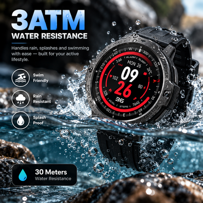 APEX Pro C31 Smartwatch – GPS, Bluetooth Calling, 100+ Sports Modes, 3ATM Waterproof | ISPEKTRUM Canada