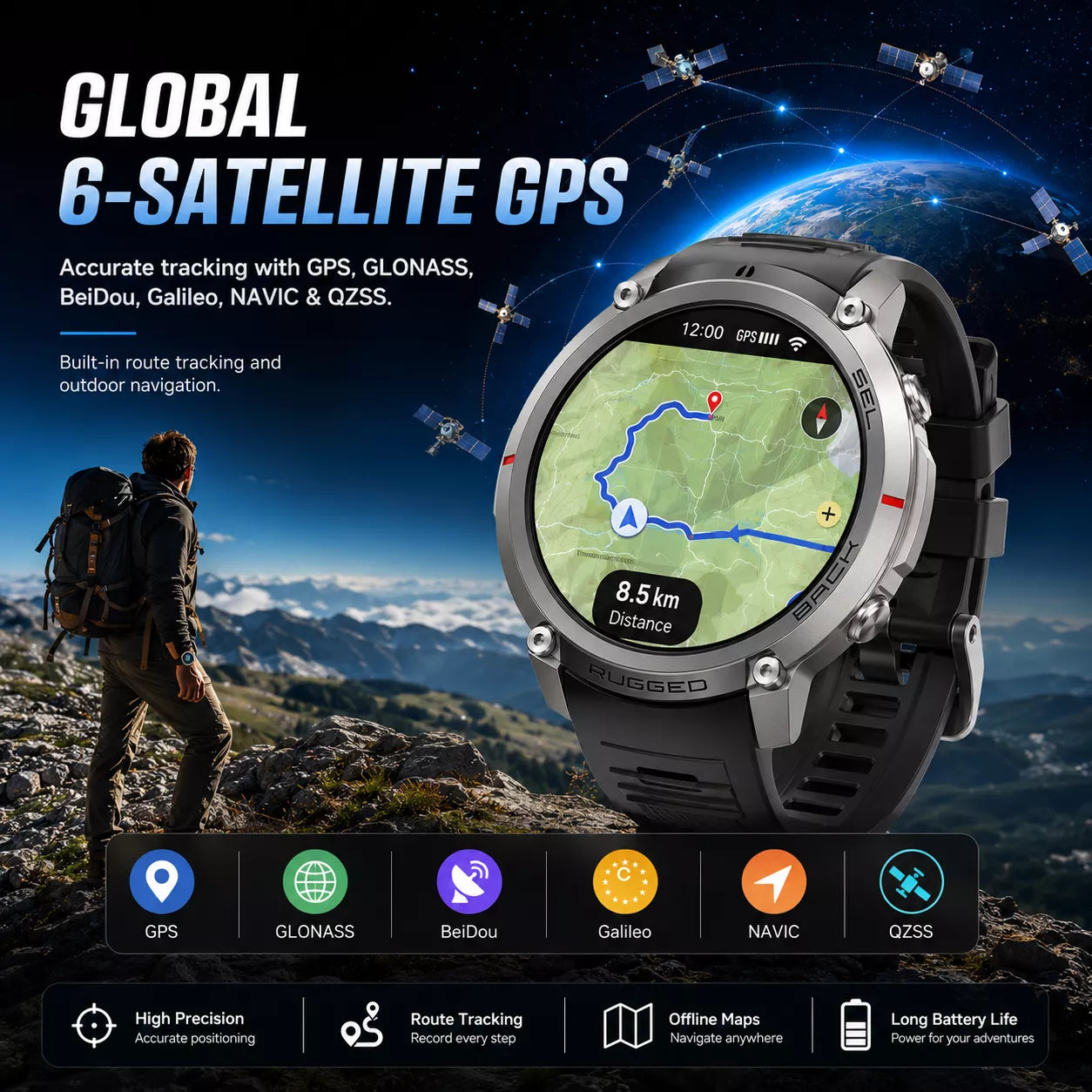 Apex X59 GPS Smartwatch