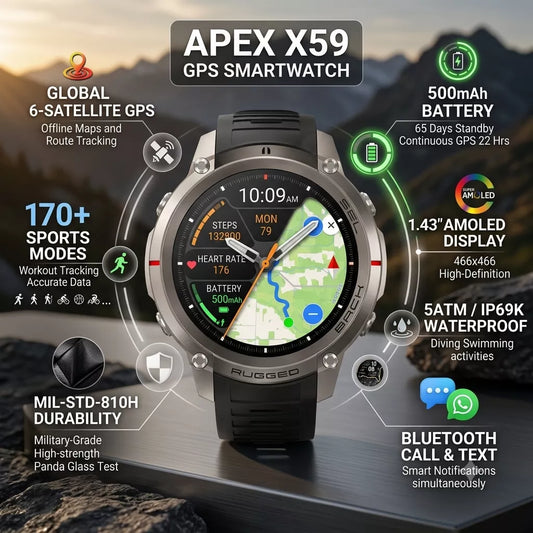 Apex X59 GPS Smartwatch