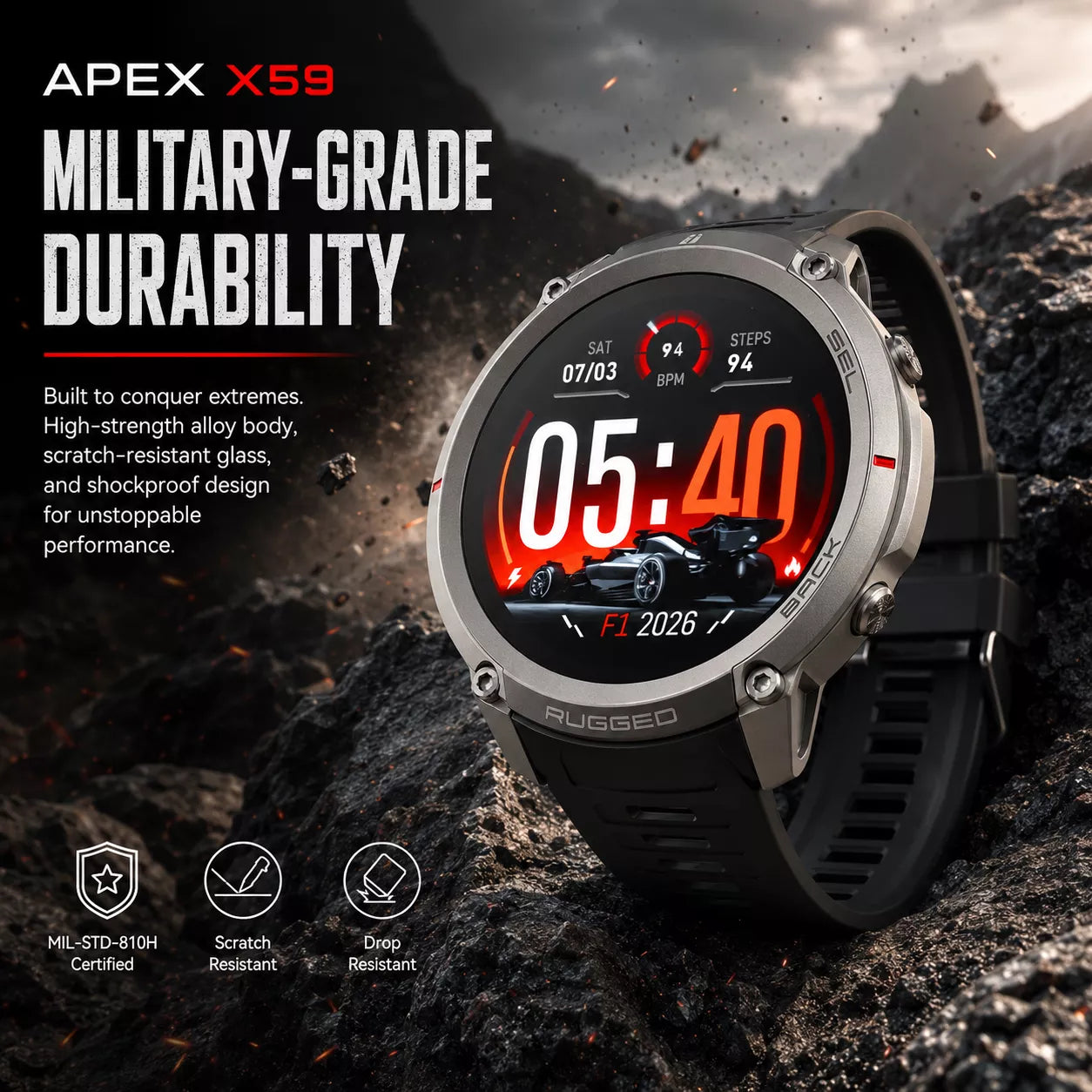 Apex X59 GPS Smartwatch