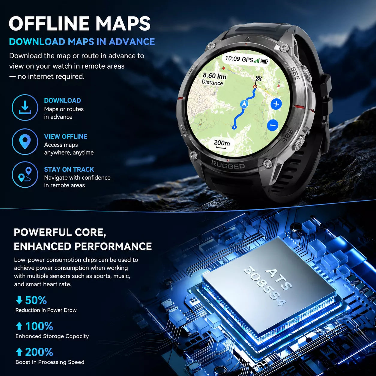 Apex X59 GPS Smartwatch