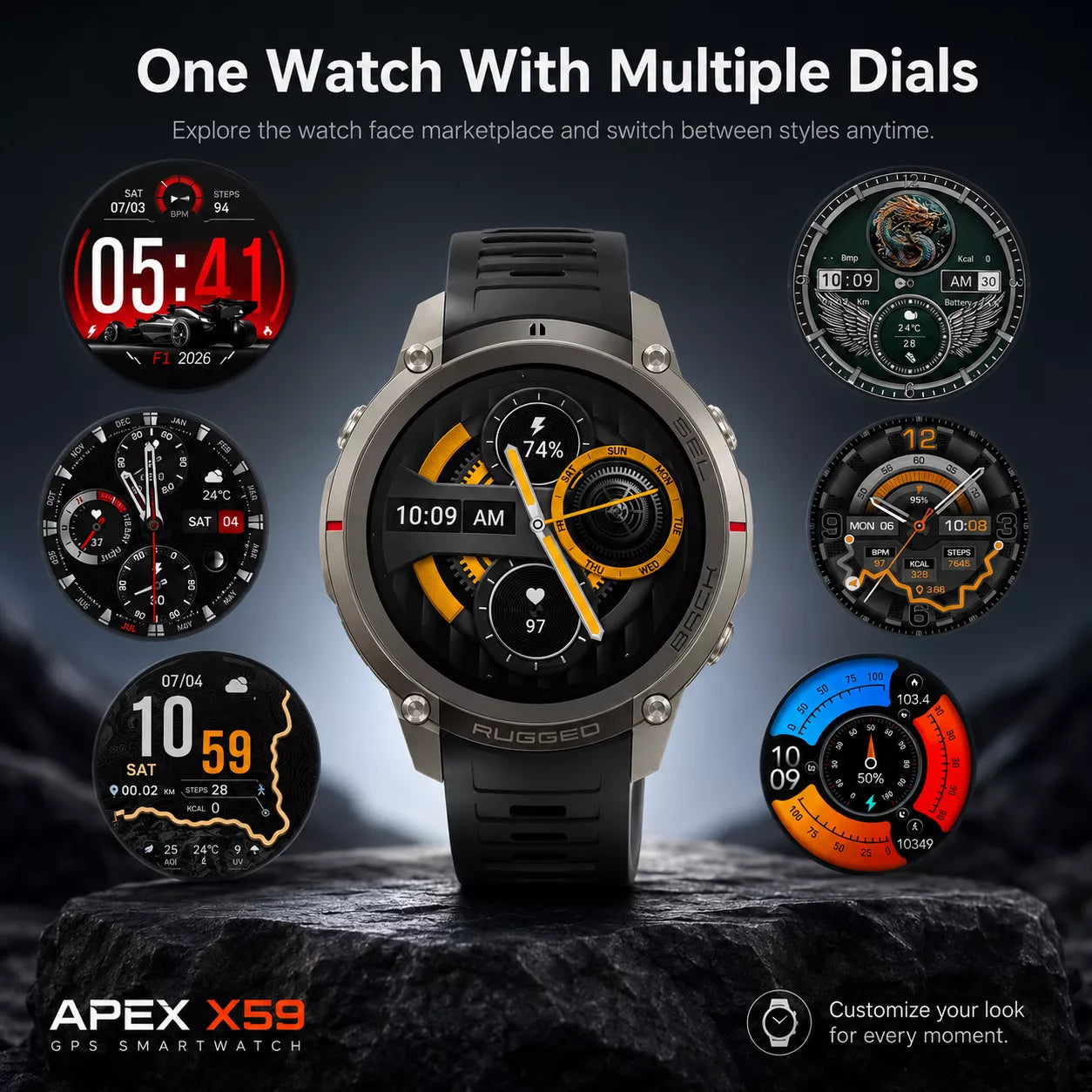 Apex X59 GPS Smartwatch
