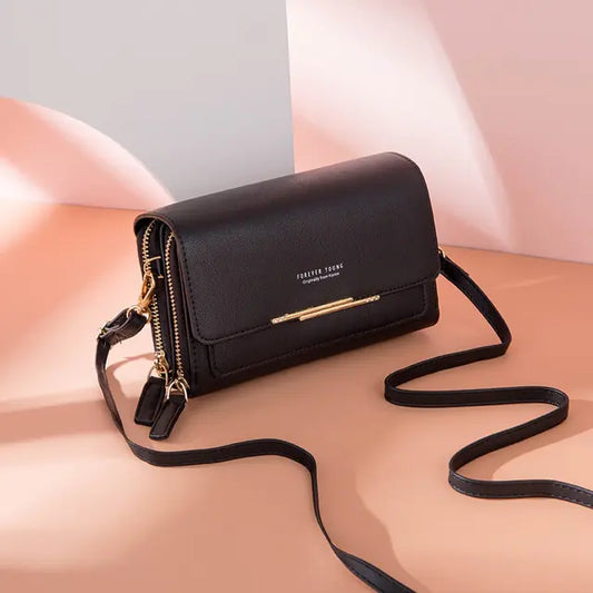 EvoLuxe Leather Shoulder Bag