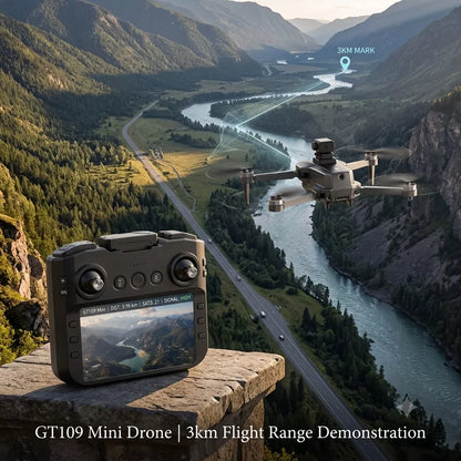 GT109 Mini Drone - 4K Camera & GPS Return