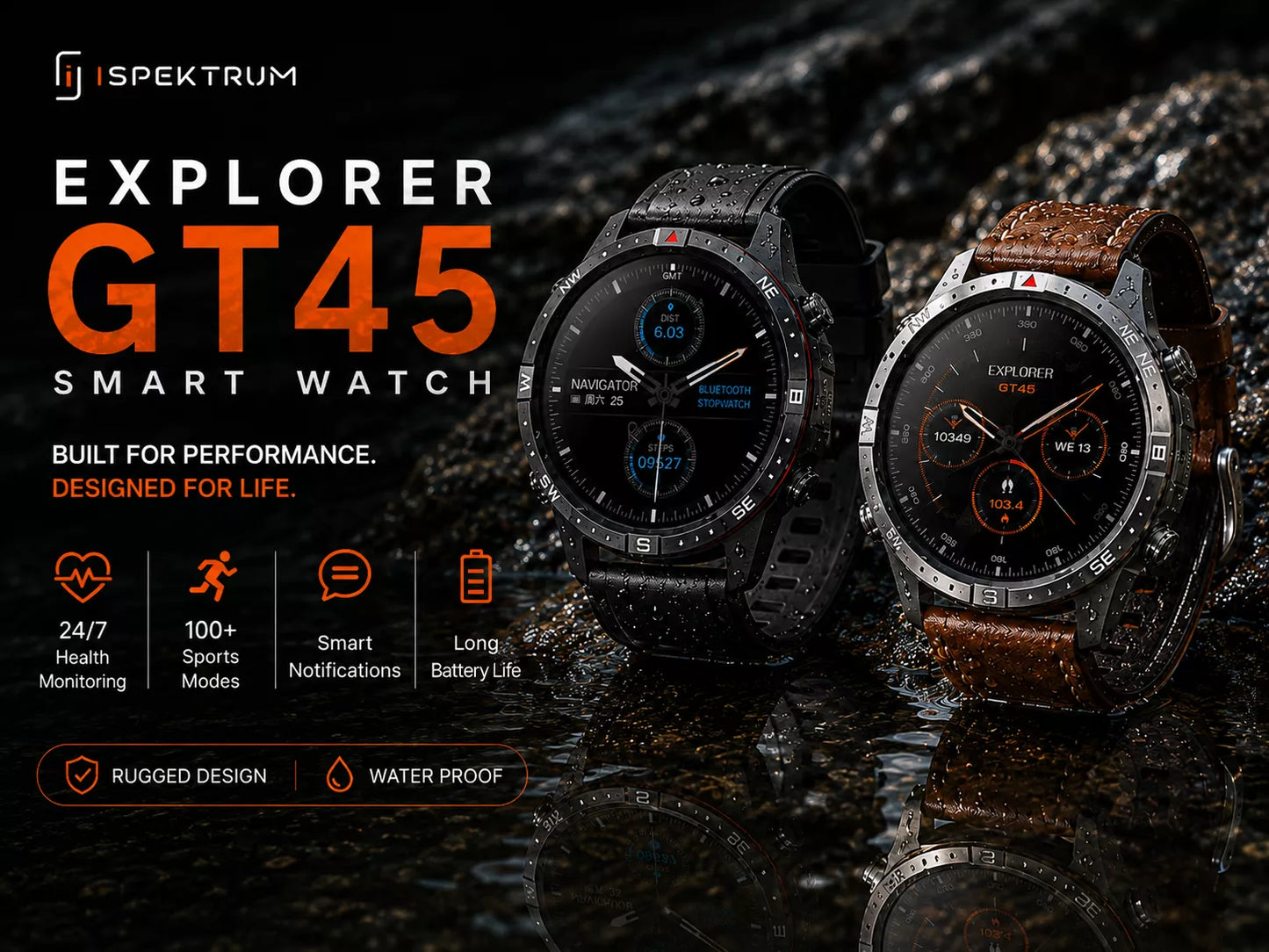 eXplorer GT45 Smart Watch for Men