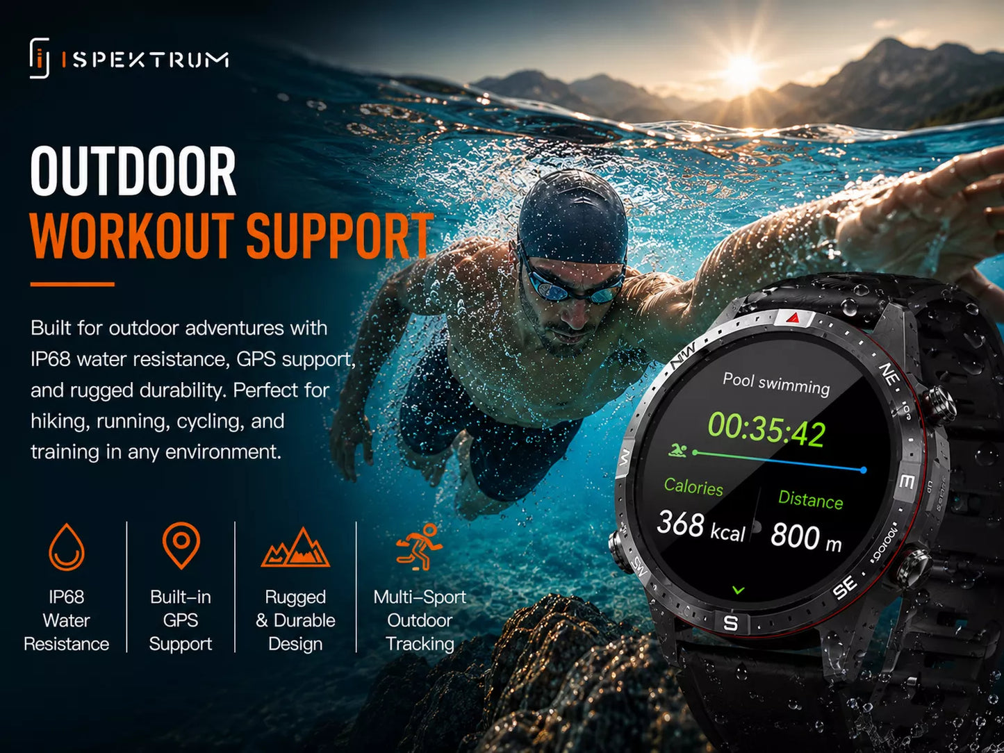 eXplorer GT45 Smart Watch for Men