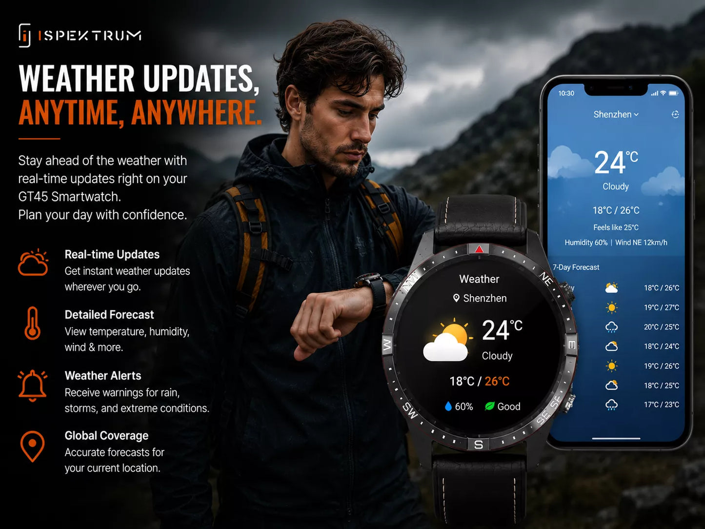 eXplorer GT45 Smart Watch for Men