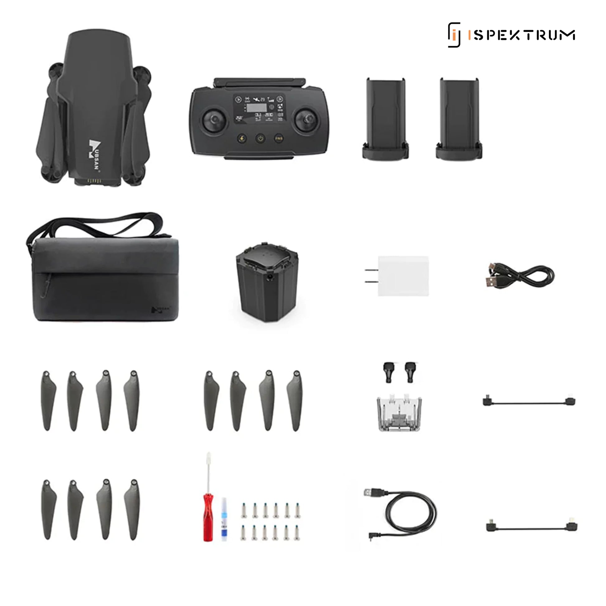 Hubsan Mini 1 Drone | 16KM Flight Range | 40 Minutes Flight Time | 20MP Camera - ISPEKTRUM Toys & Games