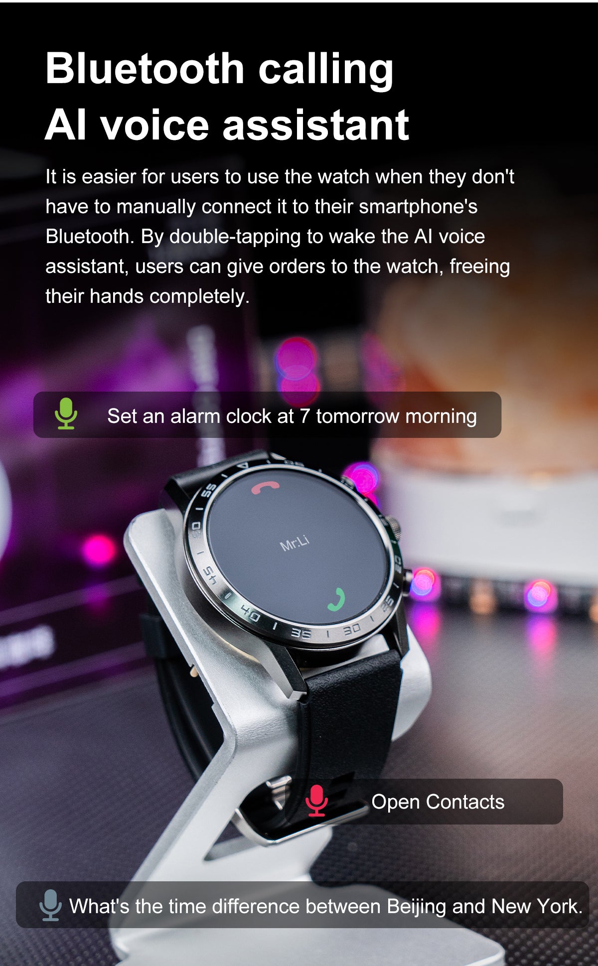 AMOELD Screen | iS70 Smart Watch - ISPEKTRUM Smart Watch