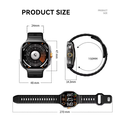 IS99 4G LTE GPS Smartwatch with Rotating Camera, ChatGPT, 2 Inch AMOLED Display & Health Monitoring