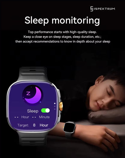 IS99 4G LTE GPS Smartwatch with Rotating Camera, ChatGPT, 2 Inch AMOLED Display & Health Monitoring