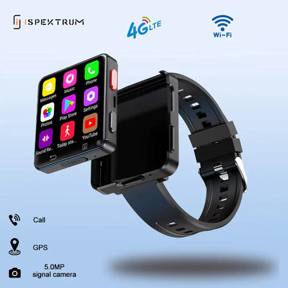 IS998 4G LTE Android Smart Watch Phone | 2.64" Display, Dual Camera, GPS, Fitness Tracker Ready ✨