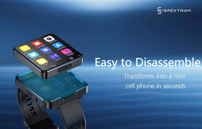 IS998 4G LTE Android Smart Watch Phone | 2.64" Display, Dual Camera, GPS, Fitness Tracker Ready ✨