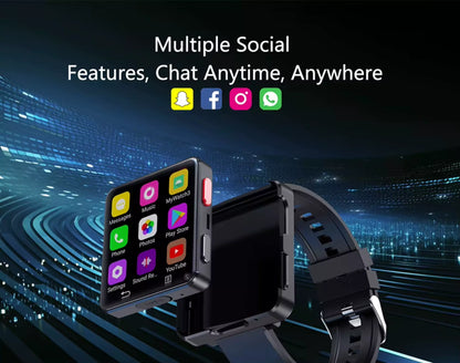 IS998 4G LTE Android Smart Watch Phone | 2.64" Display, Dual Camera, GPS, Fitness Tracker Ready ✨