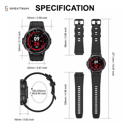 APEX Pro C31 Smartwatch – GPS, Bluetooth Calling, 100+ Sports Modes, 3ATM Waterproof | ISPEKTRUM Canada