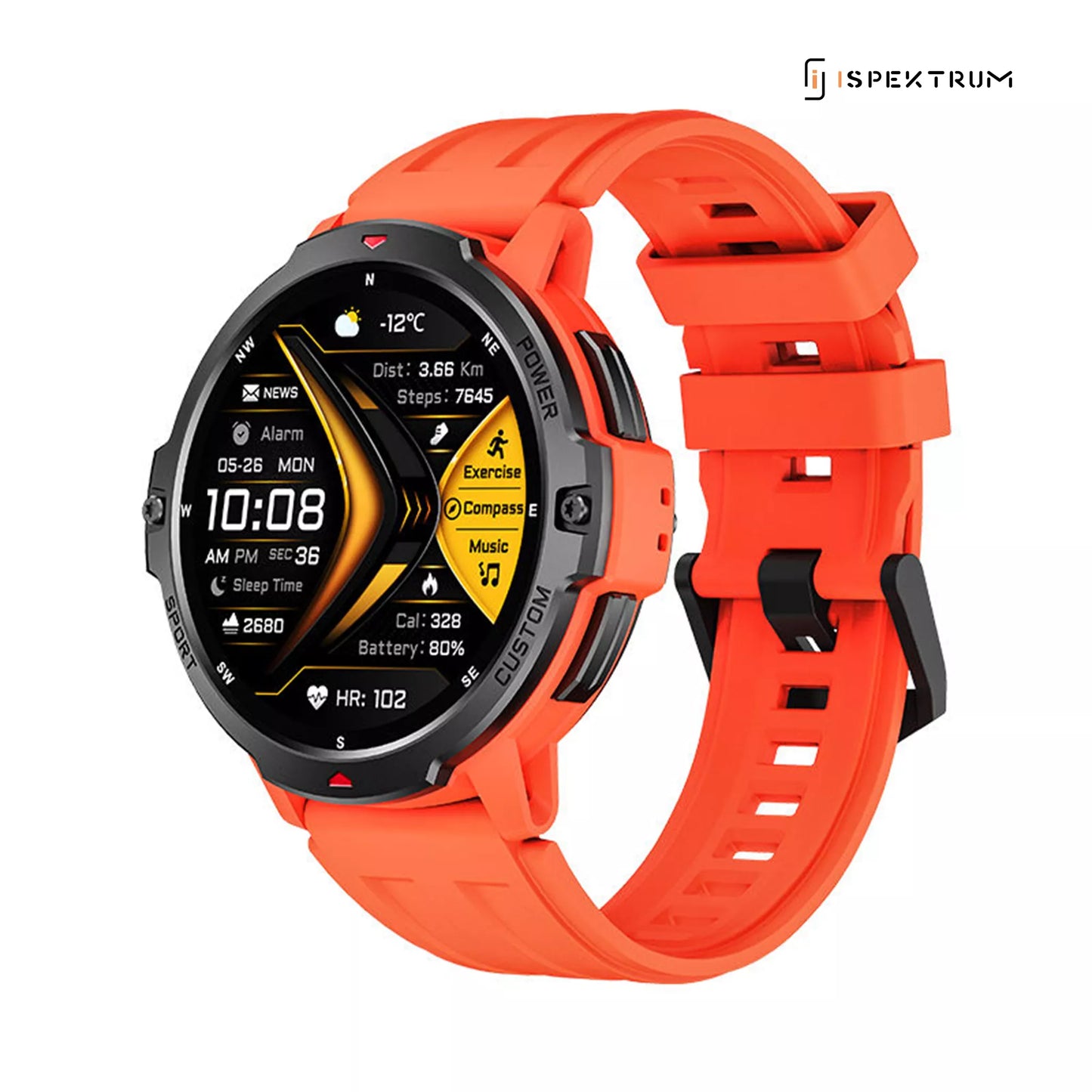 APEX Pro C31 Smartwatch – GPS, Bluetooth Calling, 100+ Sports Modes, 3ATM Waterproof | ISPEKTRUM Canada