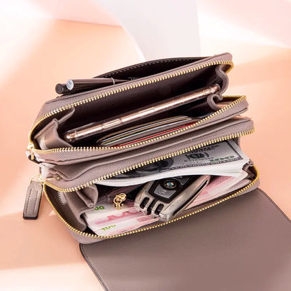 EvoLuxe Leather Shoulder Bag
