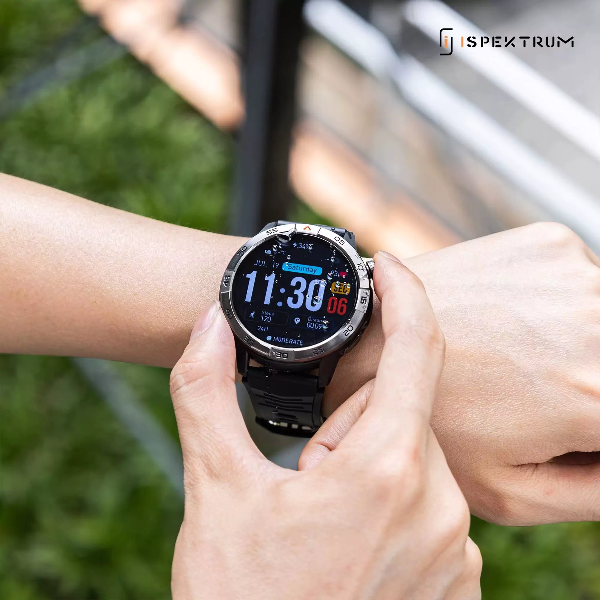 Legion Pro GPS Smartwatch – AMOLED Display, Waterproof, Long Battery Life - ISPEKTRUM Smart Watch