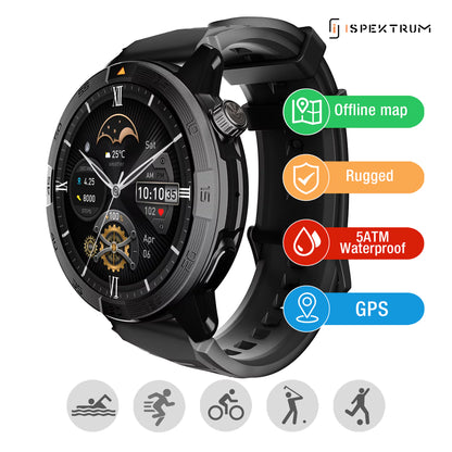 Legion Pro GPS Smartwatch – AMOLED Display, Waterproof, Long Battery Life - ISPEKTRUM Smart Watch