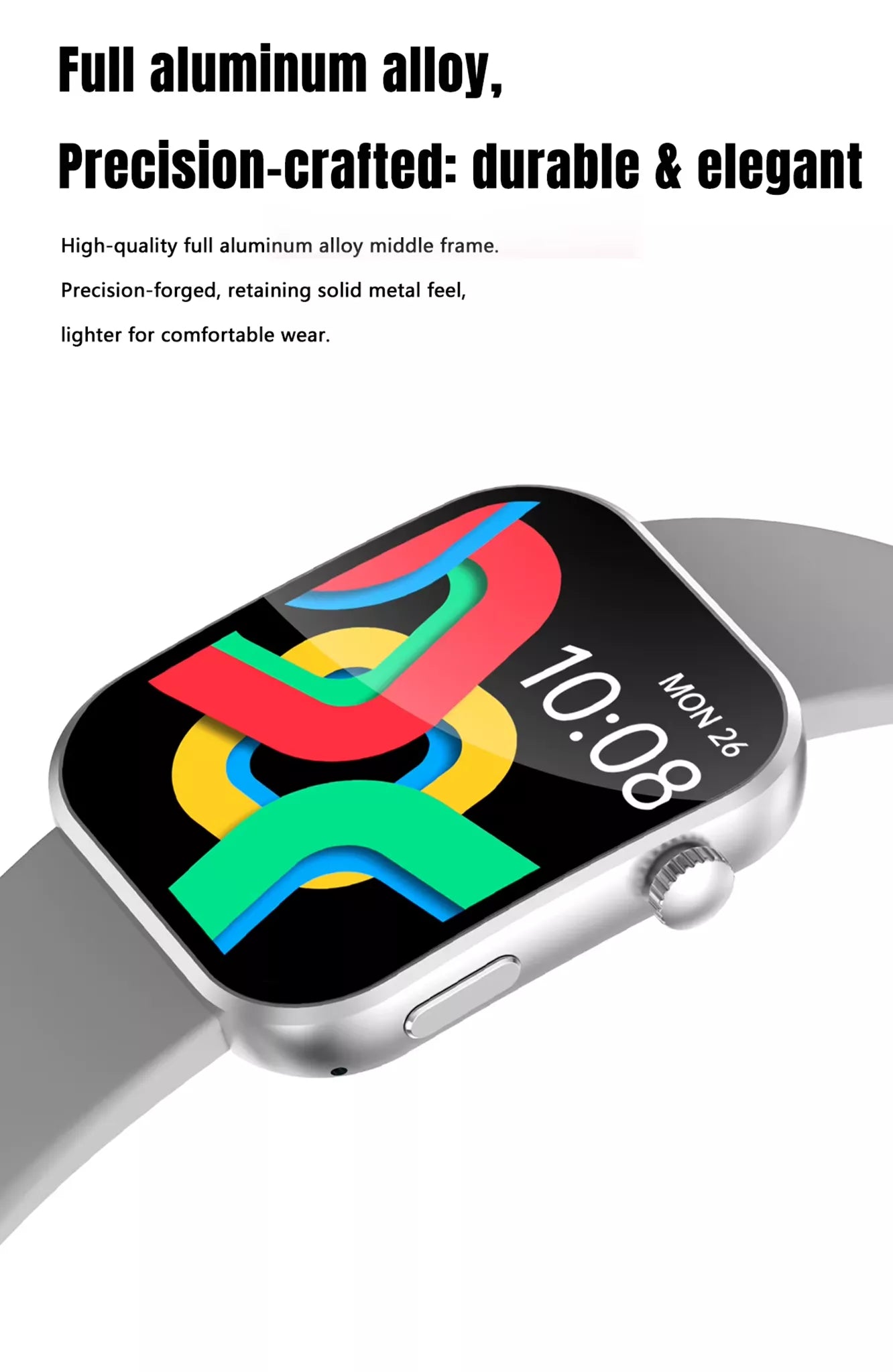 Nova V3 Smartwatch – Ultra-Slim AMOLED Fitness & Health Watch