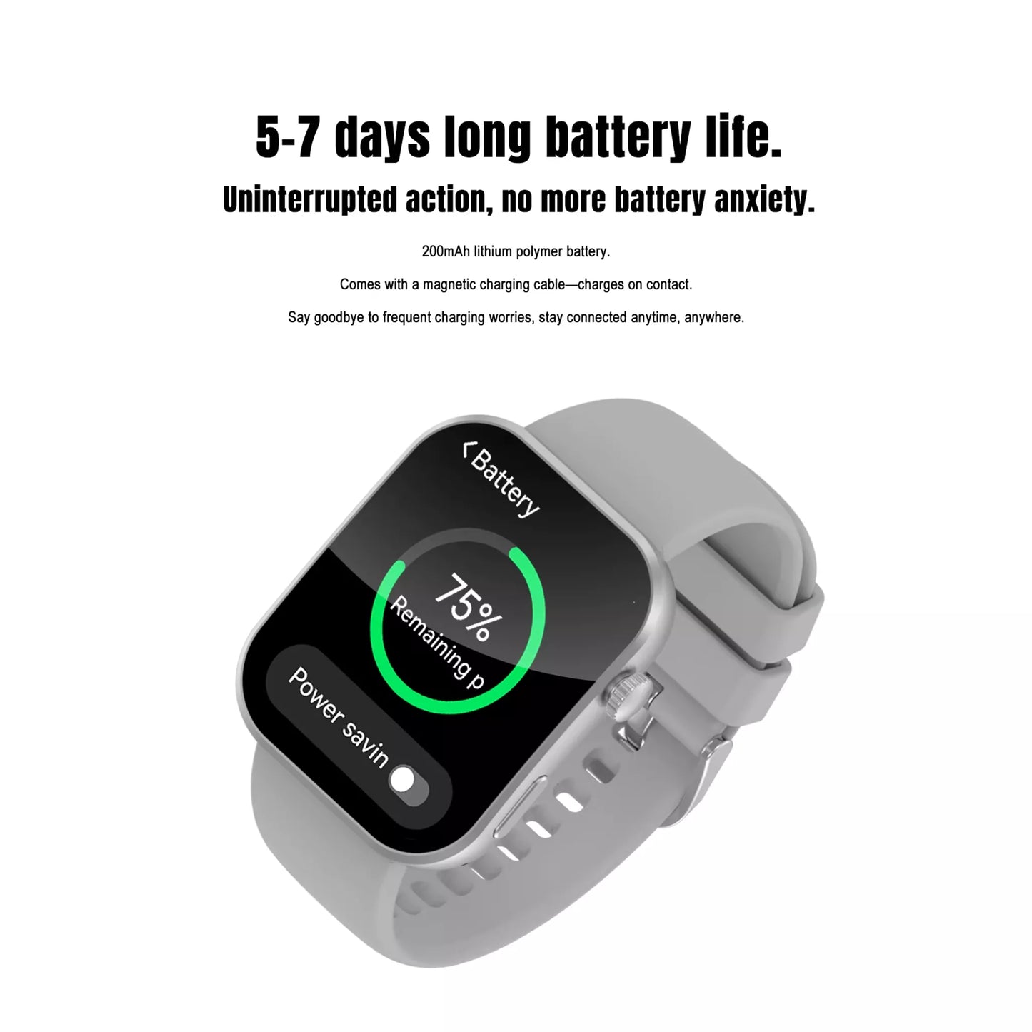 Nova V3 Smartwatch – Ultra-Slim AMOLED Fitness & Health Watch