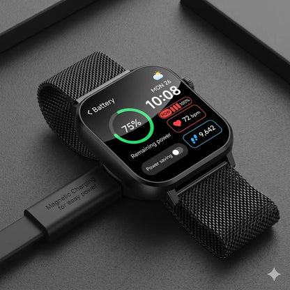Montre connectée Nova V3 – Ultra-mince, AMOLED, suivi de forme et de santé