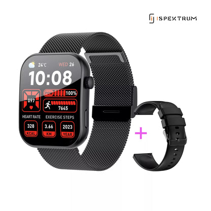 Nova V3 Smartwatch – Ultra-Slim AMOLED Fitness & Health Watch