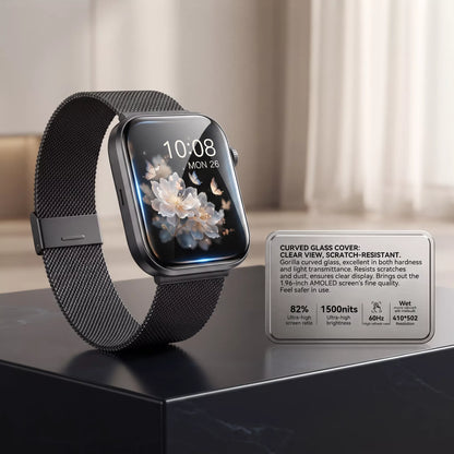 Montre connectée Nova V3 – Ultra-mince, AMOLED, suivi de forme et de santé